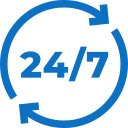 24-7 monitoring and support